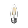 Energizer LED ES (E27) Candle Filament Non-Dimmable Bulb, Warm White 470 lm 4W 