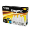 Energizer LED BC (B22) Opal Candle Non-Dimmable Bulb, Warm White 470 lm 5.2W (Pack 4) 