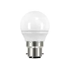 Energizer LED BC (B22) Opal Golf Non-Dimmable Bulb, Warm White 470 lm 5.2W 