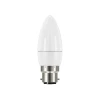 Energizer LED BC (B22) Opal Candle Non-Dimmable Bulb, Warm White 470 lm 5.2W 