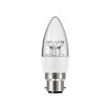 Energizer LED BC (B22) Clear Candle Dimmable Bulb, Warm White 470 lm 5.9W 