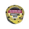 Everbuild PVC Hazard Tape Black/Yellow 50mm 33 Metres