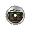 Evolution Fine Wood Mitre/Table Saw Blade 210 x 25.4mm x 40T