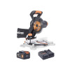 Evolution R185CMS-Li EXT Compound Mitre Saw 18V 1 x 4.0Ah Li-ion