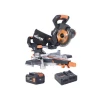 Evolution R185SMS-Li EXT Sliding Mitre Saw 18V 1 x 4.0Ah Li-ion