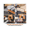 Evolution R255SMS-DB+ Multi-Material Sliding Mitre Saw 255mm 1600W 110V