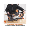 Evolution R255SMS-DB+ Multi-Material Sliding Mitre Saw 255mm 2000W 240V