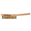 Faithfull Brass Scratch Brush, Three Row