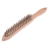 Faithfull 680/S3 Heavy-Duty Stainless Steel Scratch Brush - 3 Row