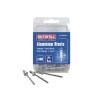 Faithfull Aluminium Rivets 4mm Short Pre-Pack of 100