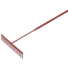 Faithfull 16 Flat Teeth Asphalt Rake - Tubular Shaft