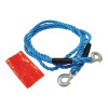 Faithfull Tow Rope 4m Metal Hooks 2 Tonne