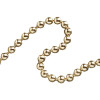 Faithfull Ball Chain Polished Brass 3.2mm x 10m