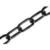 Faithfull Black Japanned Chain 2.5mm x 2.5m - Max load 50Kg