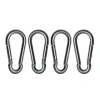 Faithfull Fire Brigade Snap Hook Stainless Steel 6mm (Pack of 2)