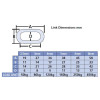 Faithfull Galvanised Chain 30m Reel Link 3 x 21mm - Max load 80Kg