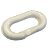 Faithfull Plastic Joining Links 8 mm White (Pack of 4)
