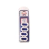 Faithfull Plastic Joining Links 8 mm White (Pack of 4)