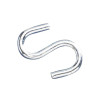 Faithfull S Hooks 5mm Zinc Plated (Pack of 10)