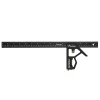 Faithfull Prestige Combination Square Black Aluminium 400mm (16in)