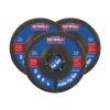 Faithfull Zirconia Abrasive Jumbo Flap Disc 115 x 22mm 120 Grit (3 Pack)
