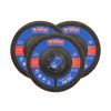 Faithfull Aluminium Oxide Flap Disc 115 x 22mm 40 Grit (3 Pack)