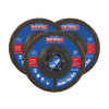 Faithfull Zirconia Abrasive Jumbo Flap Disc 115 x 22mm 40 Grit (3 Pack)
