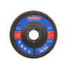 Faithfull Aluminium Oxide Flap Disc 115 x 22mm 120 Grit