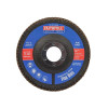 Faithfull Aluminium Oxide Flap Disc 115 x 22mm 40 Grit