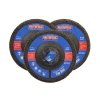 Faithfull Aluminium Oxide Flap Disc 115 x 22mm Mixed Grit (3 Pack)