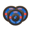 Faithfull Aluminium Oxide Flap Disc 125 x 22mm 80 Grit (3 Pack)