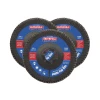 Faithfull Zirconia Abrasive Jumbo Flap Disc 125 x 22mm 80 Grit (3 Pack)