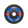 Faithfull Aluminium Oxide Flap Disc 125 x 22mm 80 Grit