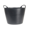 Faithfull Heavy-Duty Polyethylene Flex Tub 42 Litres Black