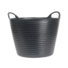 Faithfull Heavy-Duty Polyethylene Flex Tub 42 Litres Black