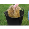 Faithfull Heavy-Duty Polyethylene Flex Tub 42 Litres Black