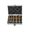 Faithfull Forstner Bit Set 5 Piece in Aluminium Case