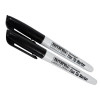 Faithfull Fibre Tip Marker Pen Black (Pack of 2)