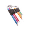 Faithfull Metric Multicoloured Hex Key Set, 9 Piece