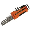 Faithfull Long Arm Ball End Hex Key Set of 9 Metric