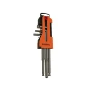 Faithfull Long Arm Ball End Hex Key Set of 9 Metric