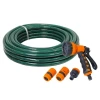 Faithfull PVC Garden Hose 20m with Fittings & Spray Gun