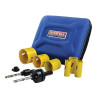 Faithfull Holesaw Kit 9 Piece Electricians 16-51mm