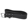 Faithfull Heavy-Duty Leather Belt Black