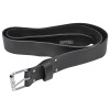 Faithfull Heavy-Duty Leather Belt Black