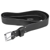 Faithfull Heavy-Duty Leather Belt Black