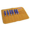 Faithfull Leather Chisel Roll - 8 Pocket