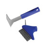 Faithfull Auto-Lock Patio Steel Brush & Weeder