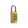 Faithfull Brass Combination Padlock 20mm