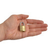 Faithfull Brass Padlock 20mm 3 Keys